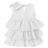 dettaglio abito cerimonia bambina bianco elegante